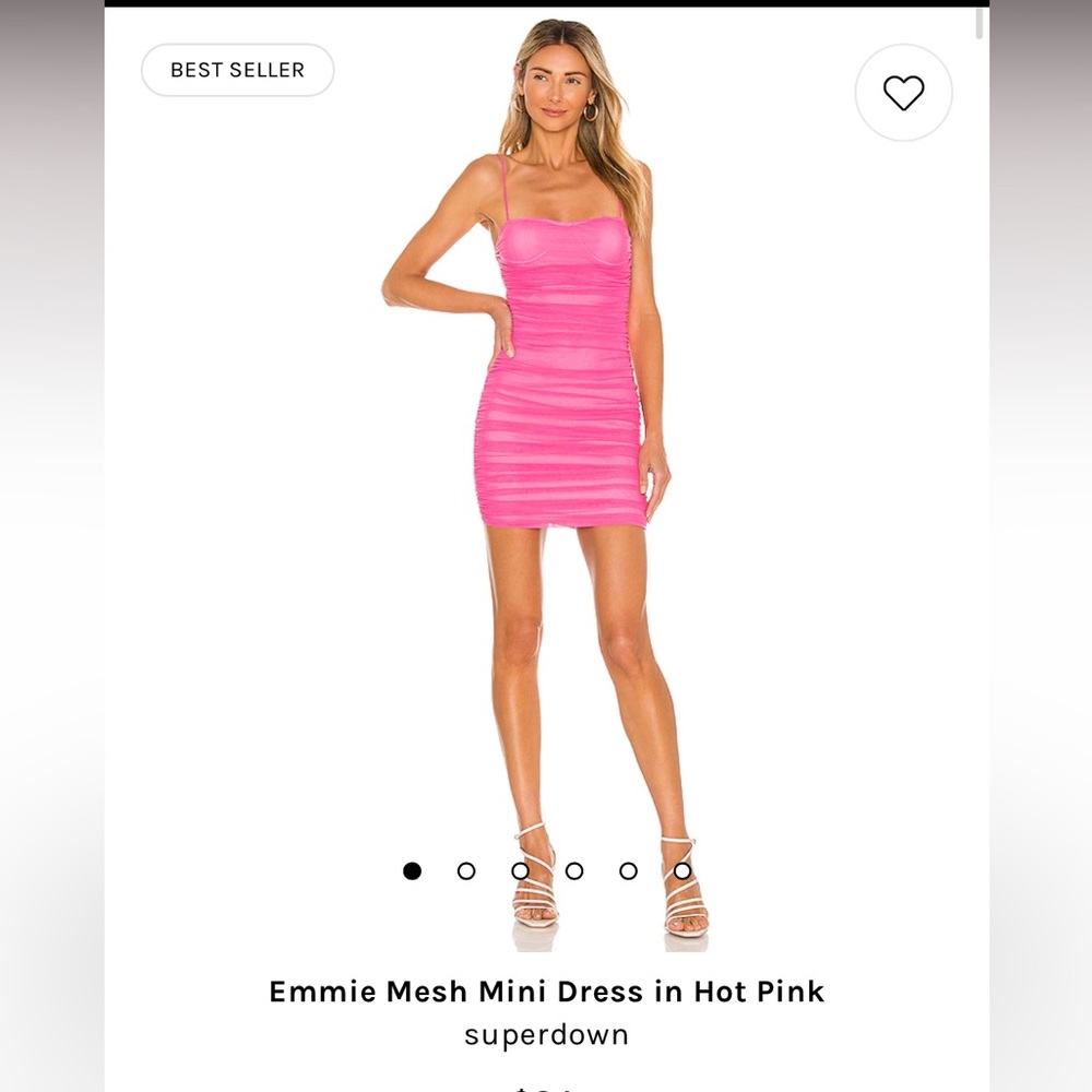 Superdown Pink Mini Dress